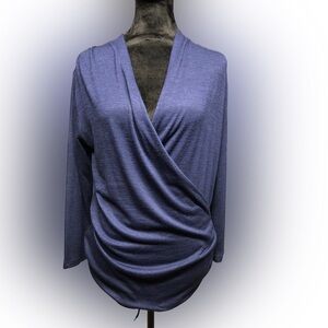 41 HAWTHORN blue long sleeve shirt